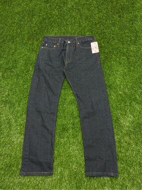 Classic Mens Dark Blue Levi’s 514 Straight-Leg Jeans